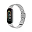 Ремешок для фитнес-браслета Tamister для Xiaomi Mi Band 8 и 9 металлический тип В с застежкой серебристый - миниатюра 2