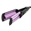 Тройные щипцы плойка для волос Kemei KM-2022 для гофрирования и волнистой укладки 45 Вт Фиолетовый - миниатюра 1