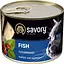Влажный корм Savory для взрослых привередливых кошек с рыбой 200 г - миниатюра 1
