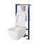 Інсталяція Cersanit Tech Line Opti з кнопкою Opti B2 + унітаз Virgo CleanOn із сидінням 30412 - мініатюра 2