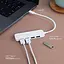 USB-хаб j5create JCH341EW-N USB-C на 4 USB-A, белый (JCH341EW-N) - миниатюра 6