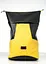 Рюкзак Sambag RollTop MQN чорний з жовтим 41 х 27 х 18 см (24320628) - мініатюра 1