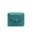 Кожаное портмоне 4.2 на кнопке бирюзовое - миниатюра 7