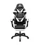 Кресло геймерское Kruger & Matz GX-150 с подставкой для ног Black/White - миниатюра 3