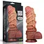 Фаллоимитатор Dual-Layered Silicone Nature Cock 10.5'' 27 см коричневый - миниатюра 13