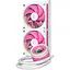 Система рідинного охолодження ID-Cooling FX240 INF рожевий білий+рожевий Fans Intel: 1851/1700/1200/2066/2011/1366/115x - мініатюра 1