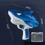 Водяний акумуляторний пістолет Shark Water Gun 185-68 (300ml) with lithium battery Blue - мініатюра 8