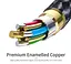 Аудіо-перехідник Type-C to AUX Mini-Jack 3.5 mm Essager 1М Кабель Аукс на Тайп-С (USB-C) Black-Grey (695523740259) - мініатюра 4