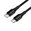 Кабель Type-C to Type-C 1 метр 60W Hoco Beneficio X120 чорний - мініатюра 1