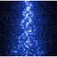 Новогодняя конусная гирлянда 2 м 10 нитей LED 200 лампочек Синий - миниатюра 1