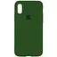 Чехол Epik Silicone Case Full Protective AA для Apple iPhone XR 6.1 Зеленый/Dark Olive - миниатюра 1