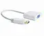 Переходник Cablexpert DisplayPort - VGA 0,15 м White (A-DPM-VGAF-02-W) - миниатюра 1