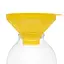 Воронка (лейка) Ø 15,5 см пластиковая с широким горлом на банку, Kitchette Желтый 84035 - миниатюра 8