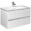 Тумба Мойдодир Сорренто 80-A Білий у ванну з умивальником SU-80 Білий - мініатюра 1
