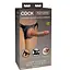 Страпон King Cock Elite Comfy Silicone Body Dock Kit 21 см коричневый - миниатюра 1