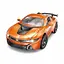 Радиоуправляемая машинка KS 26 Y-01, масштаб 1:22, аккумулятор 3.7V, пульт 49 MHz, подсветка, резиновые шины, Оранжевая - миниатюра 1
