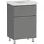 Тумба для підлоги RJ Flora-XO з умивальником Moduo K116-011 60 см Сірий RJFU073-0160GRSET(RJFU073-0160GR + K116-011) Сірий - мініатюра 1