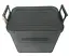 Органайзер-ящик Motek на 30 л антрацит універсальний 29х41х34 см (MT-35) - мініатюра 4