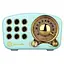 Портативний акумуляторний Bluetooth мінірадіолет Feegar Retro Blue 5W ретро FM радіо - мініатюра 1