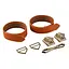 BDSM набір Lockink Hogtie Set коричневий - мініатюра 14