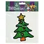 Наклейка на окно Pioneer новогодняя в ассортиме 15 x 15 см D-02 - миниатюра 1