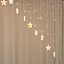 Гирлянда LED Star штора Звездочки 136 led длина 3 метра - миниатюра 4