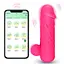 Силиконовый смарт-вибратор Love Spouse мини для женщин фуксия - миниатюра 1