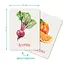 Детский набор учебных карт Монтессори Овощи и фрукты DoDo Toys 301232, 32 изображения - миниатюра 3