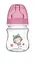 Пляшка з широким отвором антиколікова "Easystart" Кольорові звірята 120 мл Рожева - мініатюра 1