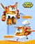 Игровая фигурка-трансформер Super Wings Transforming Золотой Мальчик Golden Boy det0018358 - миниатюра 3