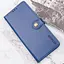 Кожаный чехол-книга GETMAN Gallant (PU) для Samsung Galaxy M35 5G Синий - миниатюра 5