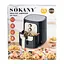 Аэрофритюрница безмасляная Sokany SK-10025 6.5 л электрическая с механическим управлением 1400 Вт - миниатюра 10