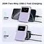 Беспроводной магнитный павербанк Ugreen PB572 10000 mAh 20 W со сложной подставкой и TFT фиолетовым дисплеем - миниатюра 5
