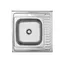 Кухонна мийка Kroner KRP Dekor-6060L (0,6 мм) CV022812, Decor - мініатюра 1