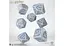 Набір кубиків Harry Potter. Ravenclaw Modern Dice Set - White , 7 шт. (190142/2023/3/B) - мініатюра 2