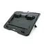 Підставка під ноутбук IceCoorel A3, 10-15.6", 2*60мм 2800±10% RPM, корпус пластик, 2xUSB2.0 + LCD + speed controllers, 400x350x45mm, Black, Box, Q10 - мініатюра 4