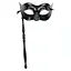 Маска Бал-маскарад с ручкой - миниатюра 1