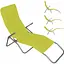 Кресло-шезлонг Jumi раскладной зеленый - миниатюра 9