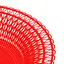 Фруктовниця пластикова кругла тарілка підставка для фруктів Ø 28 см Червоний 87875 - мініатюра 4