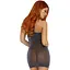 Сукня Leg Avenue Shimmer Sheer rhinestone tube dress Black/Silver One size - мініатюра 2