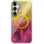 Чохол TPU Shiny Mountain (MagFit) для Samsung Galaxy S25 Yellow / Pink - мініатюра 1