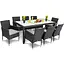 Садовая мебель Di Volio Verona 8+1 черная - миниатюра 1