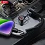 Автомобільний зарядний пристрій XO CC59 car charging built in Type-C with cable (Type-C to Type-C 110W) Чорний - мініатюра 3