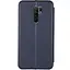 Шкіряний чохол-книжка Classy для Xiaomi Redmi Note 8Pro Темно-синій - мініатюра 3