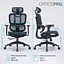 Офісне крісло OfficePro OC680B Black (OC680B) - мініатюра 10