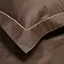 Постельное белье сатин Lotus Home - Dakota Modern шоколадный полуторный - миниатюра 3