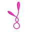 Двусторонний силиконовый вибратор Baile Pretty Love Snaky Vibe 60 см розовый - миниатюра 1