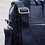 Стильная сумка под А4 вертикального формата в матовой коже 11170 SHVIGEL синий - миниатюра 10