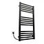 Электрический полотенцесушитель Kosser Герда 1000x500 EL тайм. черный ДГ03EL, Черный матовый, Левое - миниатюра 1