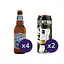 Набір: пиво Blue Moon світле 5.4% 1.32 л (4 шт. х 0.33 л) + пиво Mikki Brew Wit More світле 4.9% з/б 0.66 л (2 шт. х 0.33 л) - мініатюра 1